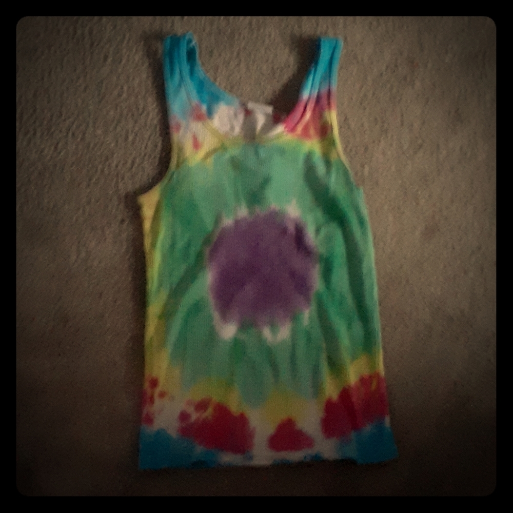 Tie dye tank top